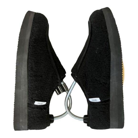 NWOB P448 | Women’s Black Bubble Genuine Shearling Slippers 41 9 - Picture 6 of 10